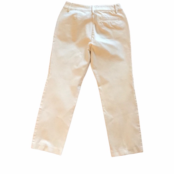 L. Ralph Lauren Ivory Jean Capri Pants 4P - Picture 2 of 7